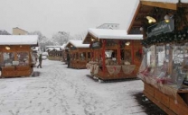 Aosta sotto la neve