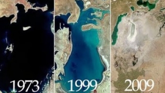 Clima: il lago d’Aral ormai ridotto ad una pozza d’acqua, ma resiste…