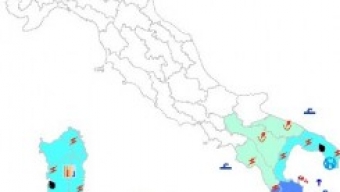 Maltempo: allerta per forti temporali su Sicilia e sulle regioni meridionali
