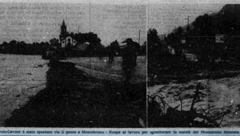 31 Agosto 1977 – Situazione drammatica nelle valli torinesi ponti crollati, strade chiuse, fraiioni isolate