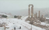 Nevica in Giordania