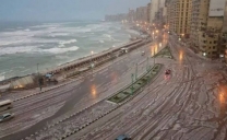 La neve paralizza le strade ad Alessandria d’Egitto!