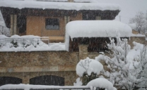 Nevicata del 5-6 Febbraio 2015 a Vignolo in provincia di Cuneo, 60-70 centimetri di neve