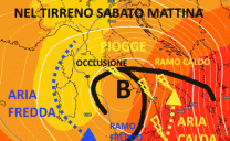 Forti temporali in trasferimento nelle regioni tirreniche in nottata, colpito Lazio, Campania, Calabria, Basilicata e Puglia