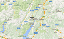 Terremoto di magnitudo 3.1 in provincia/zona Trento