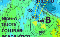 Neve a quote basse in Romagna e Adriatico, poi partirà il warming stratosferico, le possibili evoluzioni