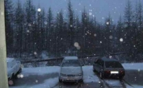 Nuove foto della nevicata in Russia