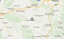 Toscana, scossa di terremoto a Castelfiorentino: magnitudo 3,9