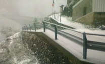 Fiocchi di neve in alta Valle Seriana