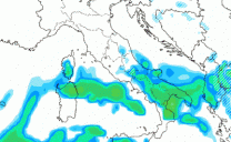 Le News Serali: Ancora piogge su medio Adriatico, al Sud e Sardegna. Sempre asciutto al Nord