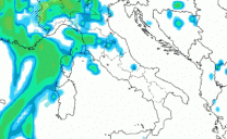 Le News della Sera: Piogge su parte del Nord, Sardegna e Toscana, solo nubi sul resto della Penisola