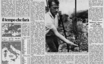 11 agosto 1976 – il terribile flagello della grandine ha di nuovo infierito sulle langhe