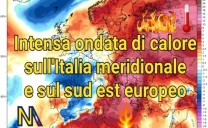 Una fortissima ondata di caldo con massime di oltre 40 gradi si sta dirigendo verso l’Italia meridionale e il sud-est europeo