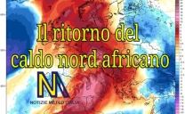 Il ritorno del caldo nord africano sull’Italia.🌡️