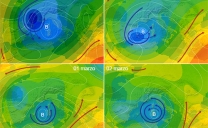 27 febbraio 2023…evoluzione del sistema ciclonico mediterraneo…