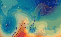 26 aprile 2023…inizio mese tra onda sub-tropicale iberica e onda ciclonica del nord-europa…