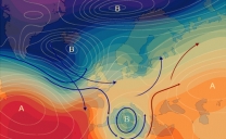 25 febbraio 2024…fase variabile/instabile da affondi del nord-atlantico…
