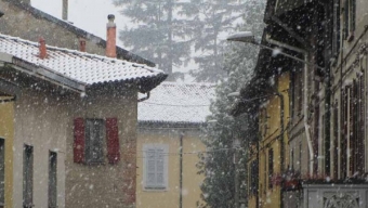 La neve del 27 Dicembre 2014 a Copreno in provincia di Monza