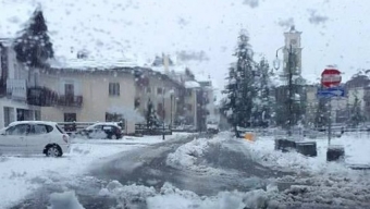 Livigno, Nevicata del 20 Maggio 2015