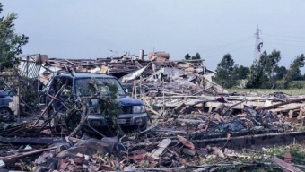 Catastrofico Tornado dell’8 Luglio 2015 in provincia di Venezia, le foto