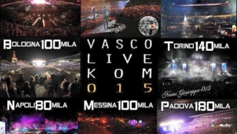 Vasco Live Kom 2015.. E la storia si riscrive.. solo per noi!! Video & foto