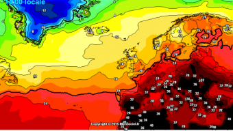Italia “contesa” tra Alta africana e flusso atlantico, caldo per “tutti” da settimana prossima