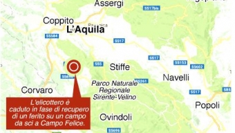 L’Aquila, precipita elicottero del 118: morti i 6 a bordo