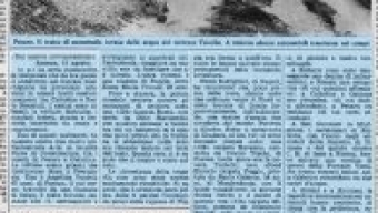 13 agosto 1976 allagamenti e frane sul litorale adriatico