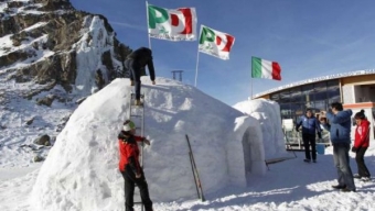 Lombardia, primarie Pd: seggio in un ‘igloo’ a 3.000 metri sul ghiacciaio Presena