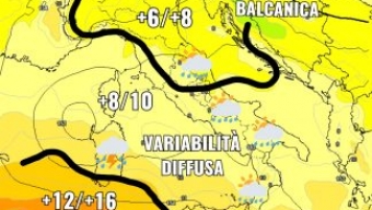 Previsioni 26/09/17. Maltempo in arrivo su Sardegna e Ovest Alpi, variabilità con temporali sulle Adriatiche e al Sud. I dettagli.
