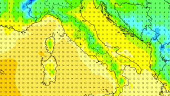Si va di Nowcasting, segnalate fioccate sul Piemonte e Lombardia, temperature in aumento sulla Pianura