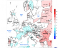 Noaa: Anomalie termico/precipitative tra il 12 e il 18 Novembre in Europa e in Italia