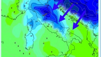 Freddo intenso per domenica 18 Marzo secondo il modello europeo ECMWF su una parte dell’Italia.