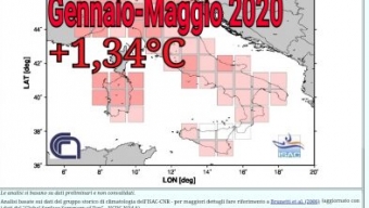 CNR-ISAC: Periodo Gennaio-Maggio 2020 più caldo rispetto alla media di +1,34°C