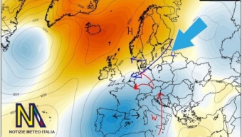 Bassa pressione sulla penisola Iberica e aria calda verso l’Italia e i Balcani nel corso della prima settimana di febbraio.