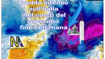Nel corso della settimana aria fredda siberiana in arrivo sull’Europa orientale e in misura minore anche sull’Italia ❄️❄️❄️