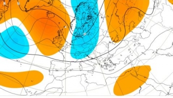 La prossima settimana maggior variabilità e temperature in sensibile diminuzione su buona parte dell’Italia 🌩️