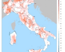 2021 in Italia: Andamento delle Temperature Medie (MNW)