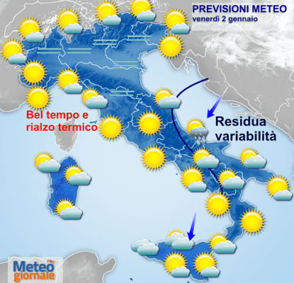 1 GENNAIO 2015 PREVISIONI METEO