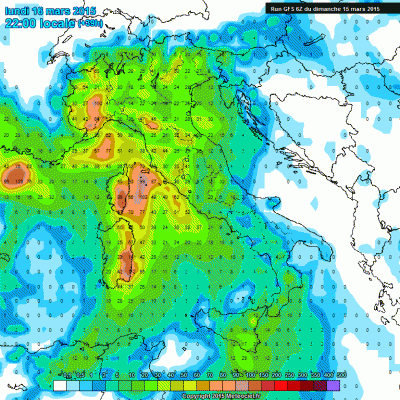 15 MARZO 2015 PREVISIONI METEO