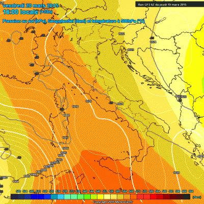 19 MARZO 2015 PREVISIONI METEO
