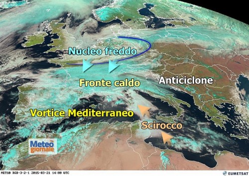 21 MARZO 2015 PREVISIONI METEO