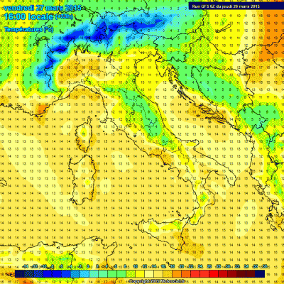 26 MARZO 2015 PREVISIONI METEO
