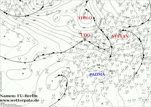 15 APRILE 2015 PREVISIONI METEO