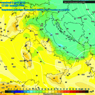 2 APRILE 2015 PREVISIONI METEO