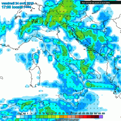 23 APRILE 2015 PREVISIONI METEO