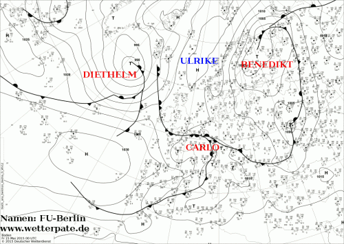 15 MAGGIO 2015 PREVISIONI METEO
