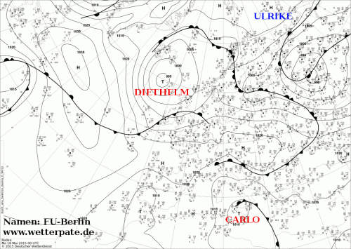 18 MAGGIO 2015 PREVISIONI METEO