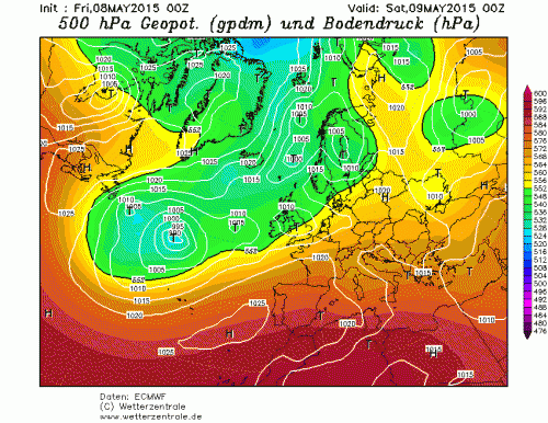 8 MAGGIO 2015 PREVISIONI METEO