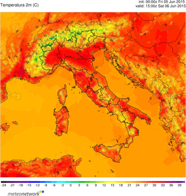 5 GIUGNO 2015 PREVISIONI METEO